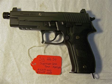 Sig Sauer P226 9mm S4 Suppressor For Sale At