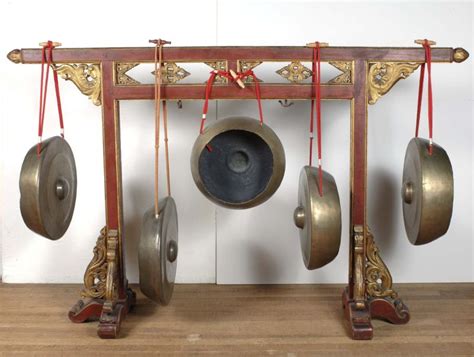Filecollectie Tropenmuseum Gong Hangend Aan Een Standaard Onderdeel