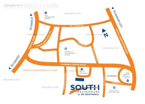 Location And Address Of Smdc South Residences Las Pinas City