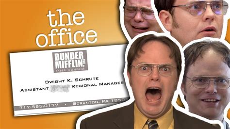 Dwight Schrute Assistant To The Regional Manager The Office Us
