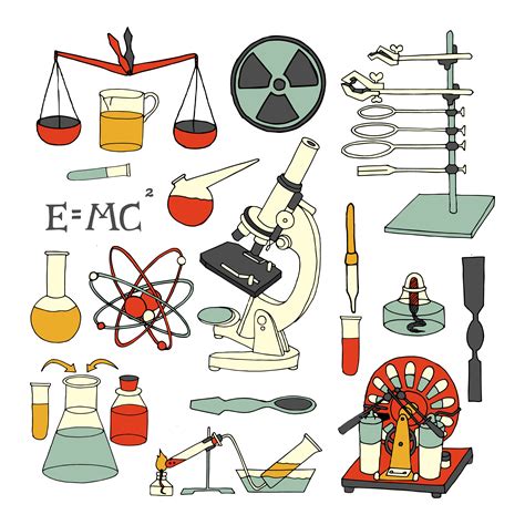 Science Sketch Icons 442989 Vector Art At Vecteezy