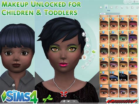 Sims4 Makeup Unlocked For Kids By Gauntlet101010 On Deviantart
