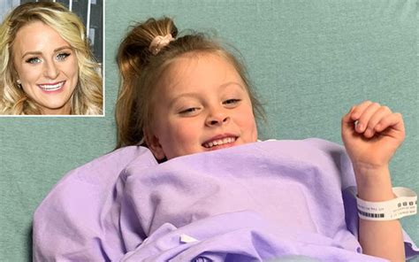 Teen Mom 2 Leah Messers Daughter Adalynn Admitted To The Hospital