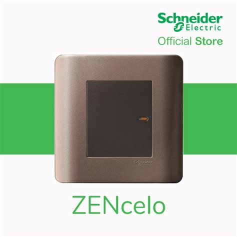 Schneider Electric Zencelo 16ax 1 Gang 1 Way Full Flat Switch With