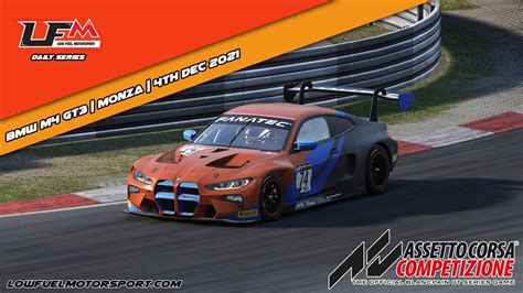 Acc Lfm Daily Racing Bmw M Gt Monza Th December Youtube