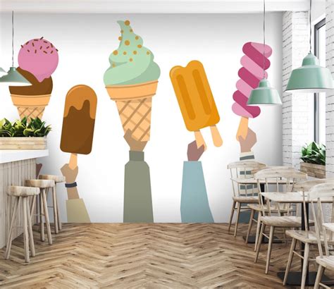 The Best Ice Cream Wall Mural References