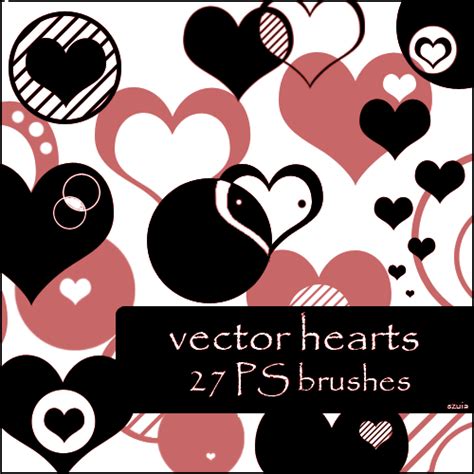 Hearts Vector Hearts Photoshop Brushes