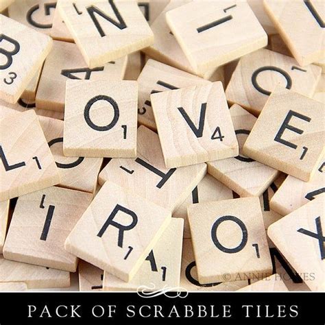 Scrabble Letter Tiles Scrabble Pendant Supplies New Never Used 100