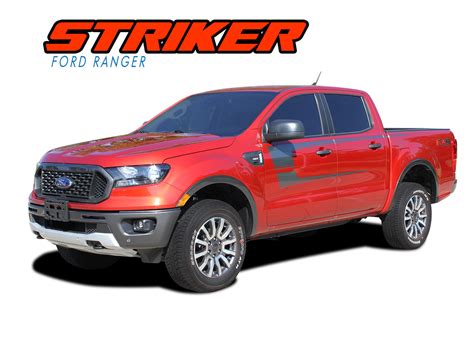 Striker Ford Ranger Door Stripes Ford Ranger Decals Ranger Graphics