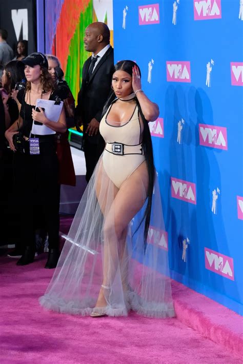 Nicki Minaj Outfit Vmas 2018 Popsugar Fashion Photo 45