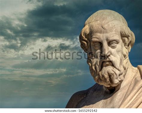 Plato Ancient Greek Philosopher Thinker Under Stock Photo 1655292142
