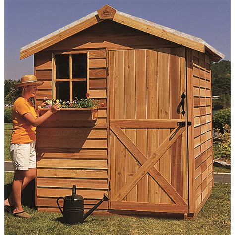 Cedarshed Gardener 8x16 Cedar Storage Shed The Home Depot Canada