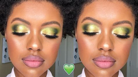 Bold Lime Green Makeup Tutorial Youtube