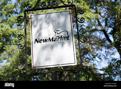 A Logo Sign Outside Of The Headquarters Of The Newmarket Corporation In