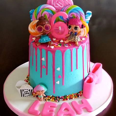 Write the name of your dear ones and download this customized birthday cake by clicking download 7th birthday cake button. A beautiful colorful "Lol surprise doll birthday cake" for a special birthday girl!! Hap ...