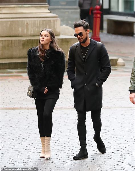 Faye Brookes And Gareth Gates Split Estranged Couple Look Downcast Daily Mail Online
