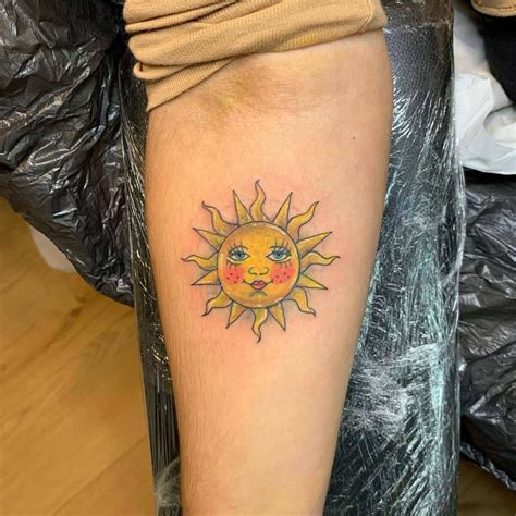 25 Best Sun Tattoo Designs For Women