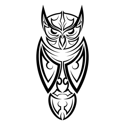 Owl Tattoo Vector Art Icons And Graphics For Free Download