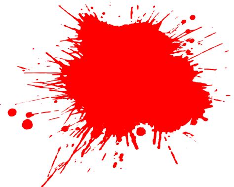15 Red Paint Splatters Png Transparent
