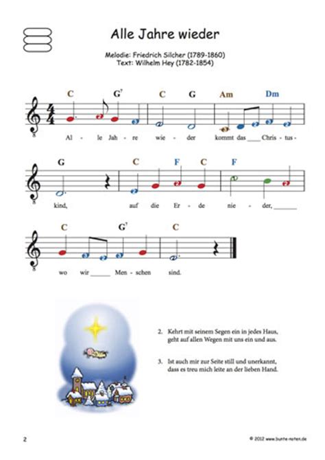 Deutsche weihnachtslieder gibt es viele. Weihnachtslieder Texte Alle Jahre Wieder - Weihnachtslieder: Noten, Akkorde, Texte und Midi - Am ...