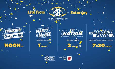 Sec Network Surrounds Sec Championship Game With Wall To Wall