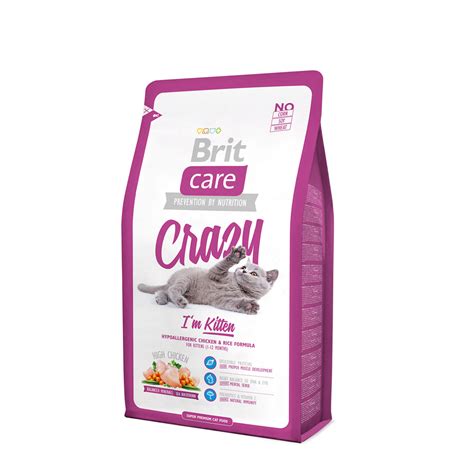 Сухой корм Brit Care Cat Crazy Kitten для котят беременных и кормящих
