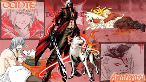 Dante And Amaterasu Wallpaper By Ppgdblossom On Deviantart In 2024 Dante Devil May Cry