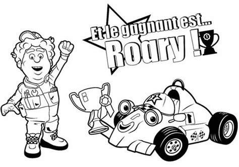 Winning Racing Championship In Roary The Racing Car Coloring Pages Best Place To Color Cars