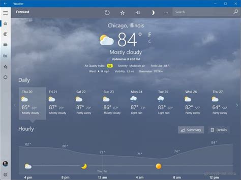 Windows 10 Tip Add Multiple Locations To The Weather App