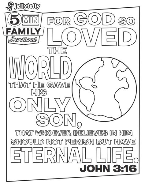 We are adding to our collection on a monthly basis. John 3:16 Coloring Pages - Coloring Home