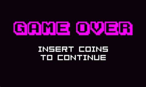 Cool Game Over Gif Png - Coluor Vows