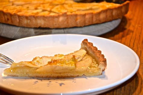 Französische Apfeltarte Apfeltarte Lebensmittel essen Süße kuchen