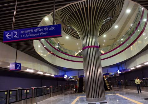 Delhi Metro Magenta Line Kalkaji Mandir Janakpuri West Stretch To Be