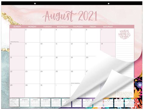 Buy Bloom Daily Planners 2021 2022 Academic Year Deskwall Monthly Pad