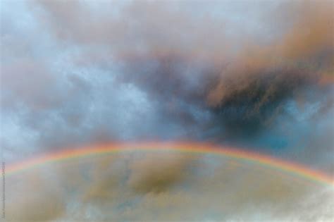 Rainbow In Dark Sky By Stocksy Contributor Duet Postscriptum Stocksy