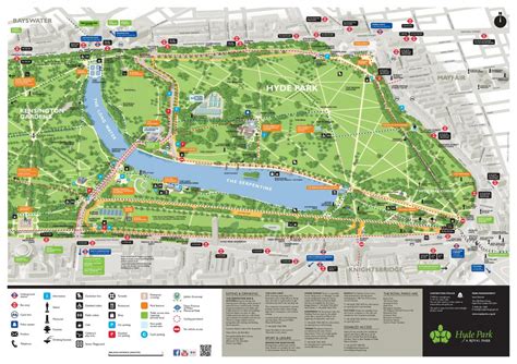 Hyde Park Map Map Of Hyde Park London England