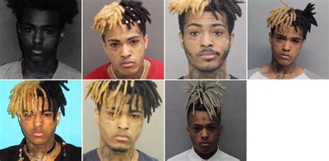 Updated All 7 Mugshots In Order Rxxxtentacion