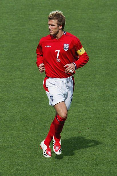 David Beckham Of England In Action During The Fifa World Cup Finals