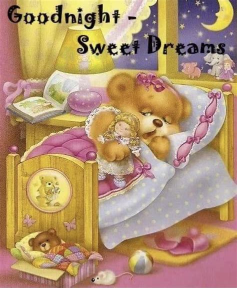 Sleeping Teddy Bear Good Night Sweet Dreams Pictures Photos And