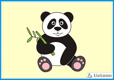 Animasi Gambar Kartun Panda Lucu Imut Adzka