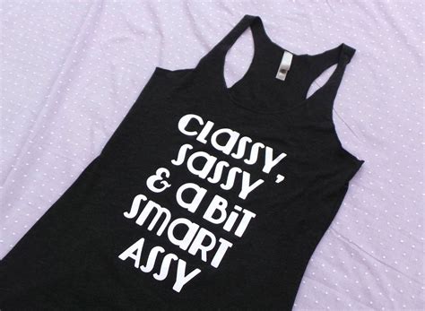 womens workout tank classy sassy and a bit smart assy running tank tank womens workout