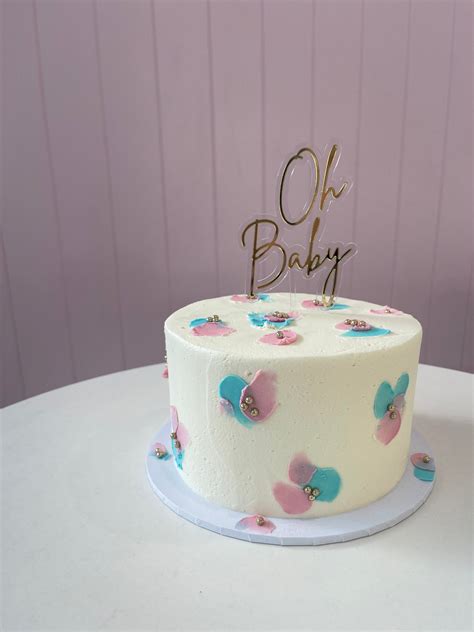 gender reveal cake sweet treats by rhi