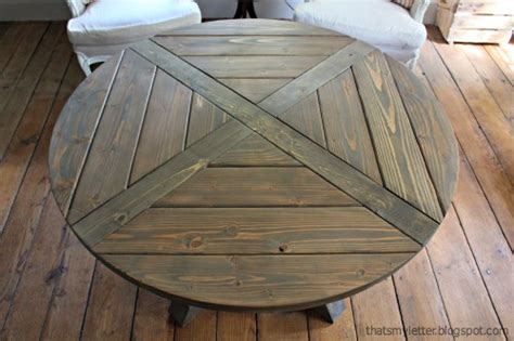 Flash furniture 36'' round table top with reversible laminate top. DIY X Base Circular Dining Table - Jaime Costiglio