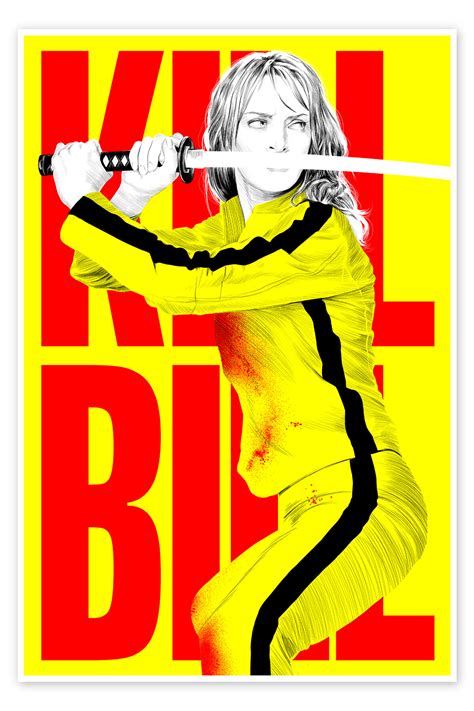 Wandbild „kill Bill“ Von Paola Morpheus Posterloungede