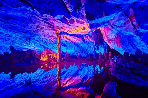 Radiant Beauty Of Reed Flute Cave In Guilin China Unusual Places