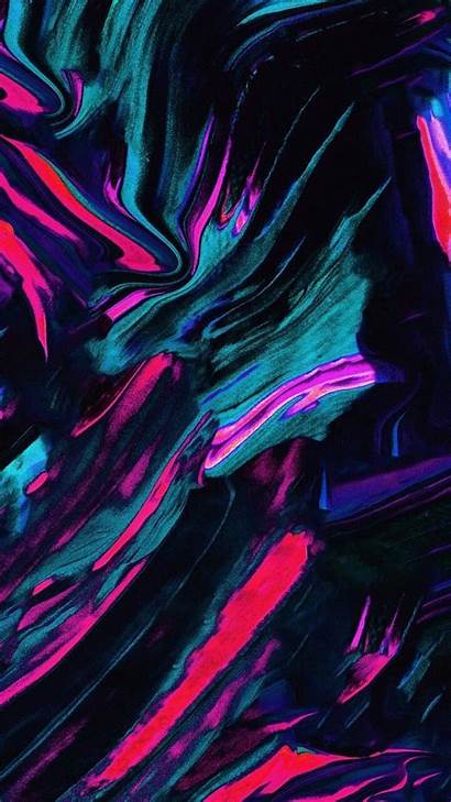 Abstract Amoled Liquid Neon Wallpapers Dark Colorful