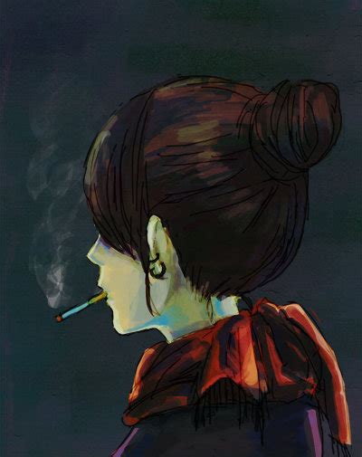 Give Me Pictures For Cool Anime Girls With Smoking Requested Anime Pictures