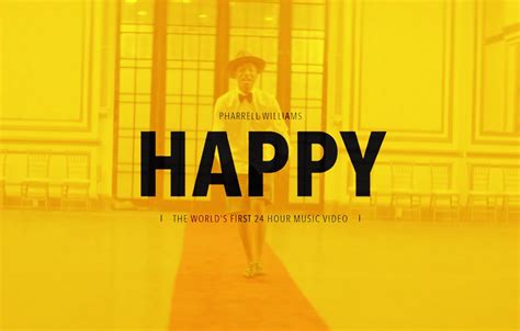 pharrell releases “happy” the world s first 24 hour music video mr goodlife the online