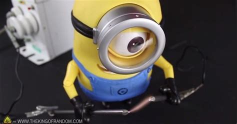 Crazy Experiments Using High Voltage Electricity With A Cute Minion As