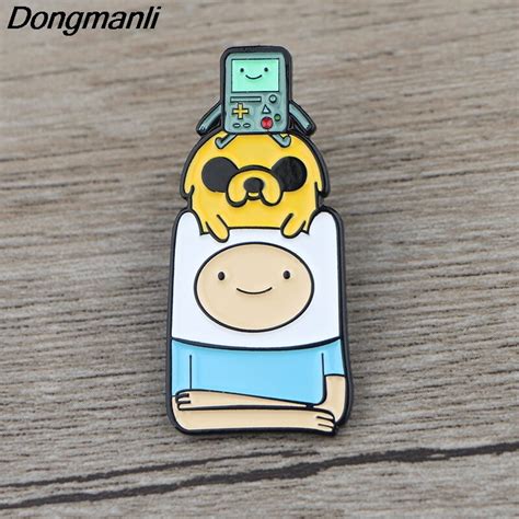 K1428 Dongmanli Anime Funny Pins Enamel Brooches For Women Men Lapel